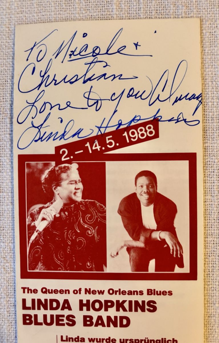 Autografi: Programm-Heft LINDA HOPKINS mit Widmung – Usato da Bern venduto da cocacola123 2
