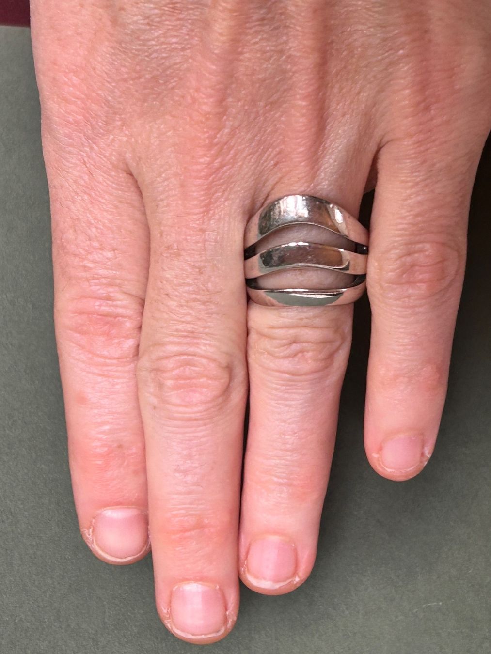 Ringe: Ring DESIGNER dynamisch Silber (56/18) – Gebraucht aus Laufen von Bellavitaboom 2