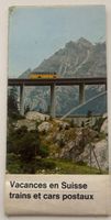Vacances en Suisse - Trains et cars postaux
