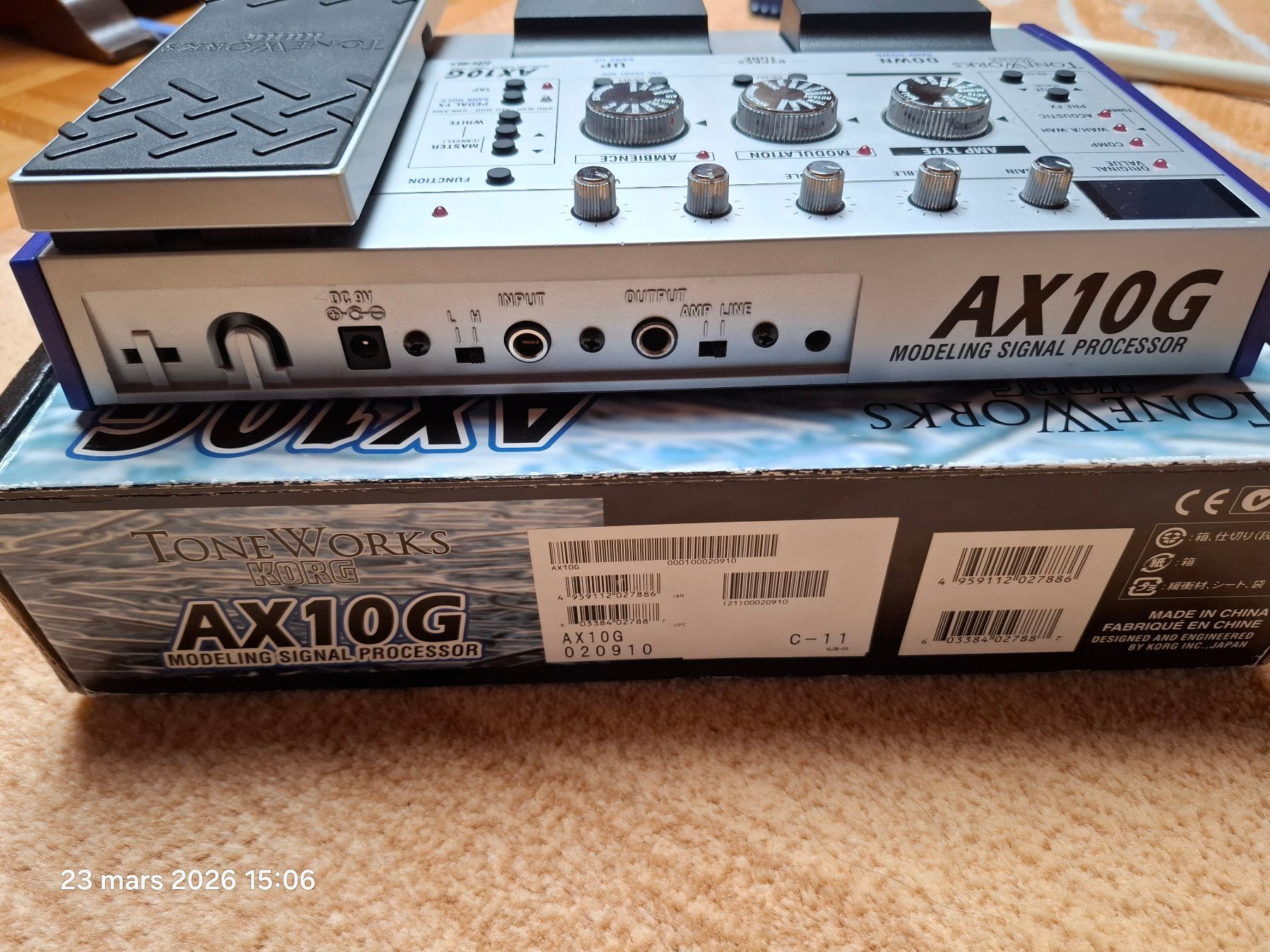 Strumenti musicali: Korg Ax10g - Multi-effets   ****    1.-    **** – Usato da Yverdon-les-Bains venduto da Dan00 1