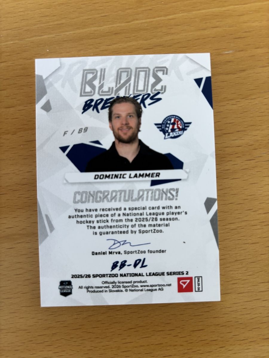 Sportzoo Carte collezionabili: Dominic Lammer Blade Breakers 16/20 – Nuovo (secondo la descrizione) da Dürrenäsch venduto da gasto27 1