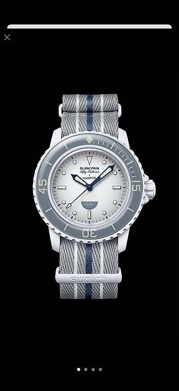 Uhren: Swatch scuba blancpain antartic Océan – Gebraucht aus Bogis-Bossey von Fatcat