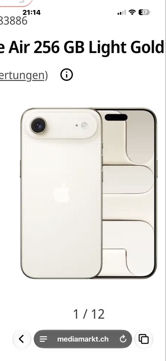 Apple Handys / Smartphones: Iphone 17 Air 256 gb – Neu (gemäss Beschreibung) aus Schattdorf von Kofi57