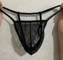 Slip uomo sexy in rete trasparente nuovo-tgM/L