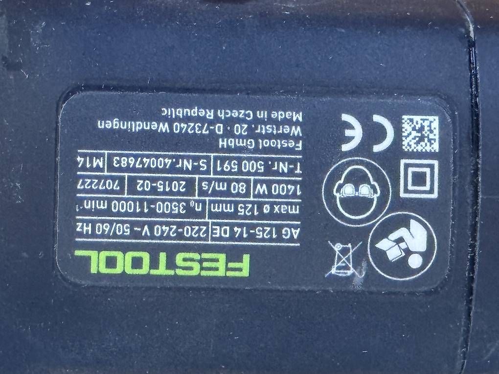Festool Tutte le macchine: Festool DSC-AG 125 FH- Plus – Usato da Biel/Bienne venduto da Rafus 4