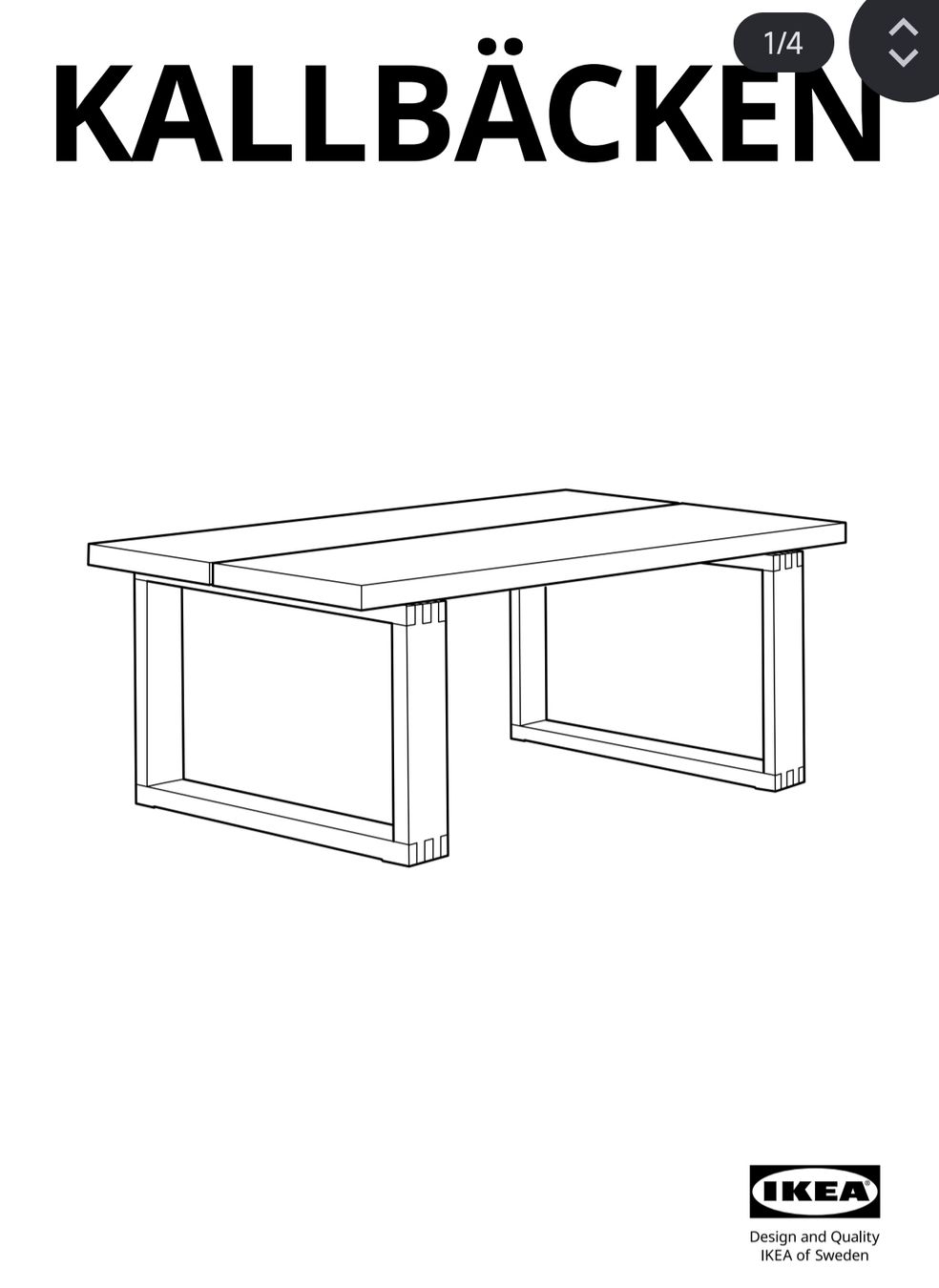 Tavoli: IKEA Kallbäcken Sofatisch – Usato da Zürich venduto da lin_6mn6 7