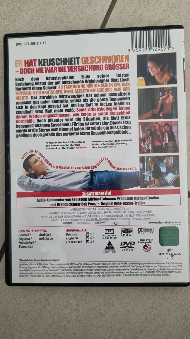 Tutti i DVDs: DVD Kein Sex – Usato da Ganterschwil venduto da Nike18 1