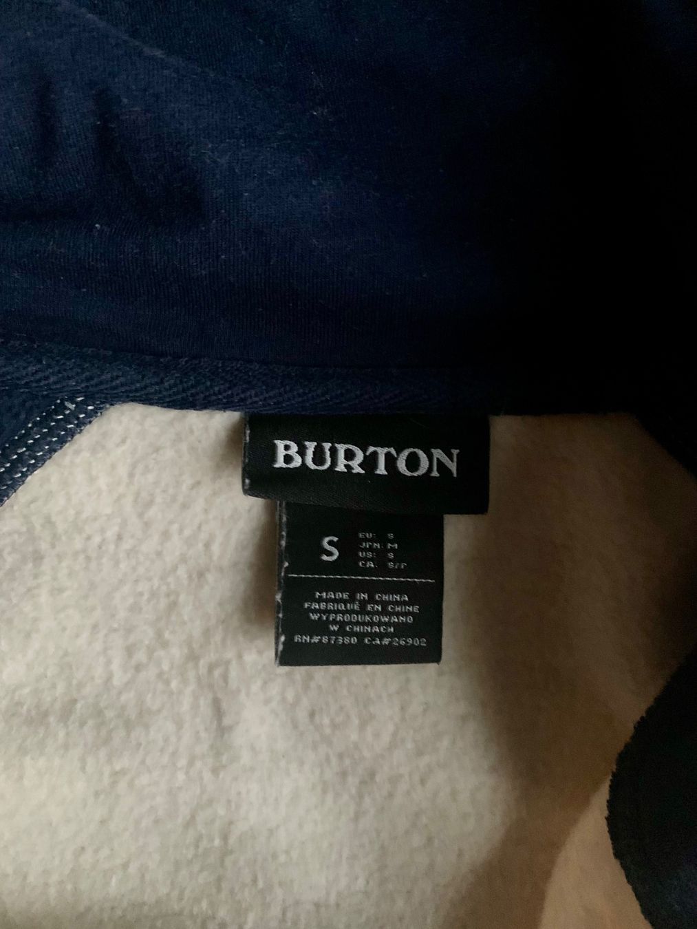 Burton Giacche: Sweater / Sweat-Jacke Burton Gr. S – Usato da Kirchdorf BE venduto da inserata 3