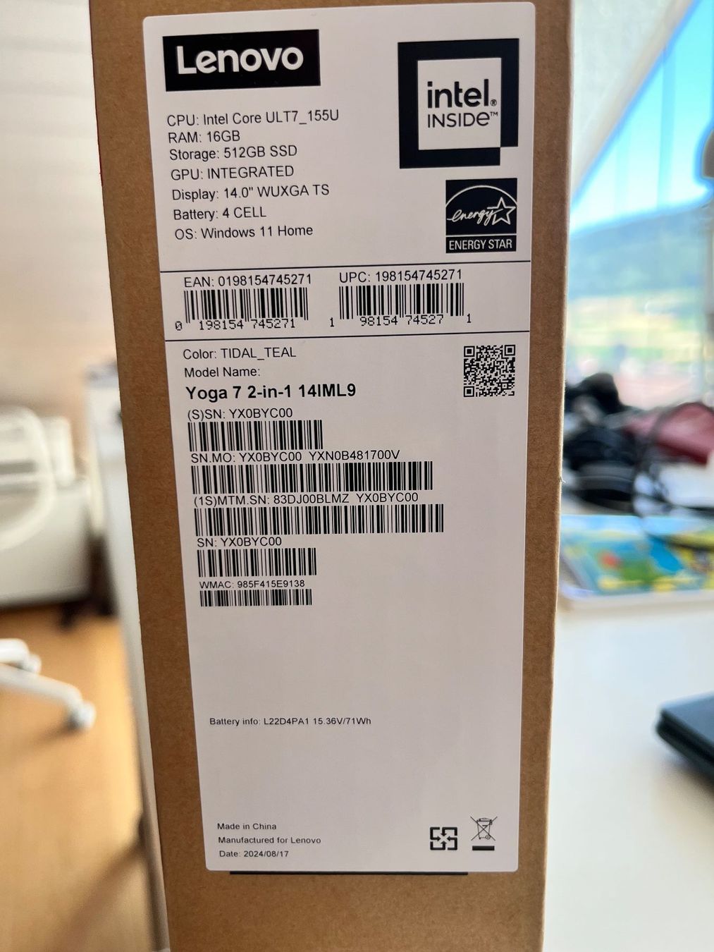 Lenovo Notebook: Lenovo Yoga 7 2 in 1 – Usato da Oberweningen venduto da mpfister01 2