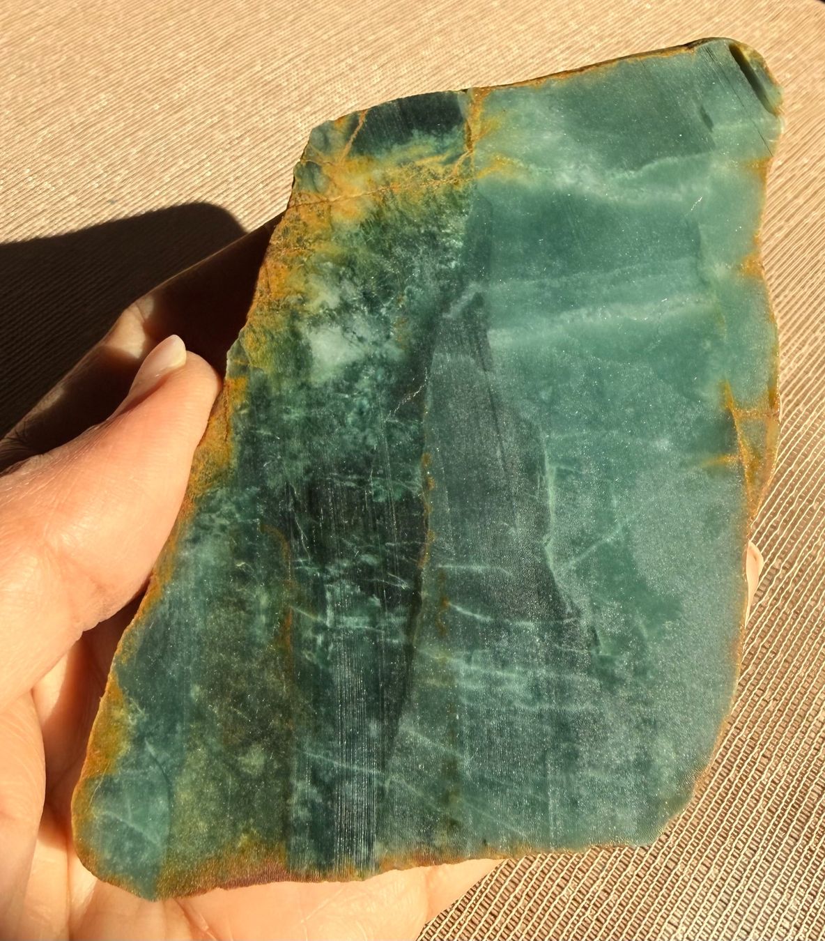 Mineralien & Heilsteine: Jadeite Natural  seltener – Neu (gemäss Beschreibung) aus Oberhof von RealStone 9