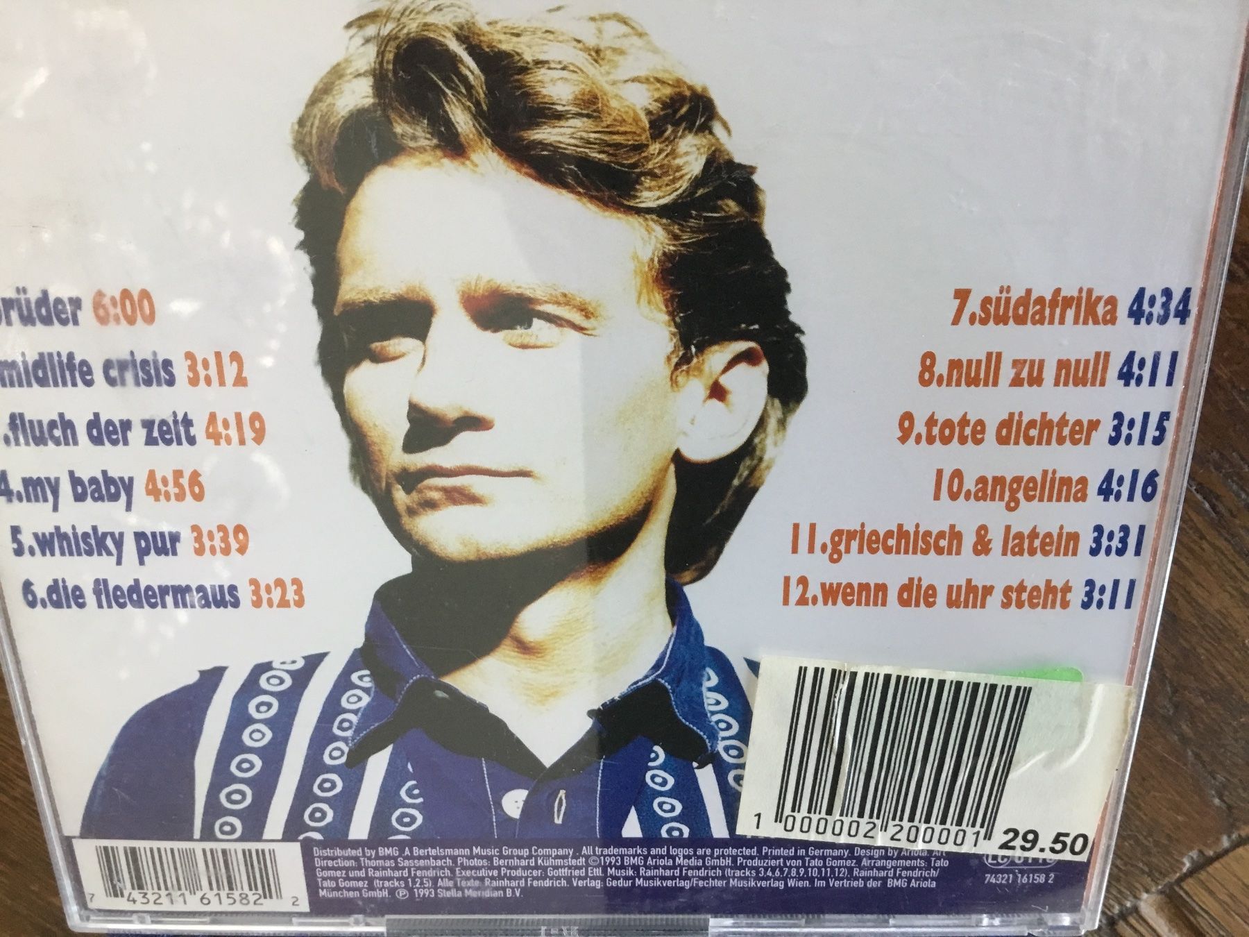 CD: Reinhard Fendrich - Brüder CD – Usato da Thierachern venduto da sweden08 1