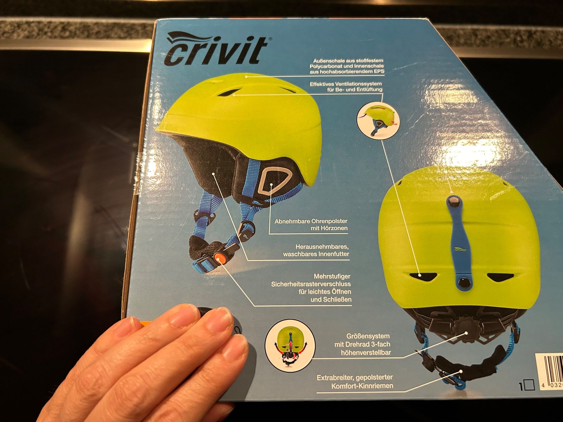 Uvex Helme: Kinder Skihelm CRIVIT vert Gr L - XL / 52 - 55cm – Gebraucht aus Arbedo von nadia1973 8