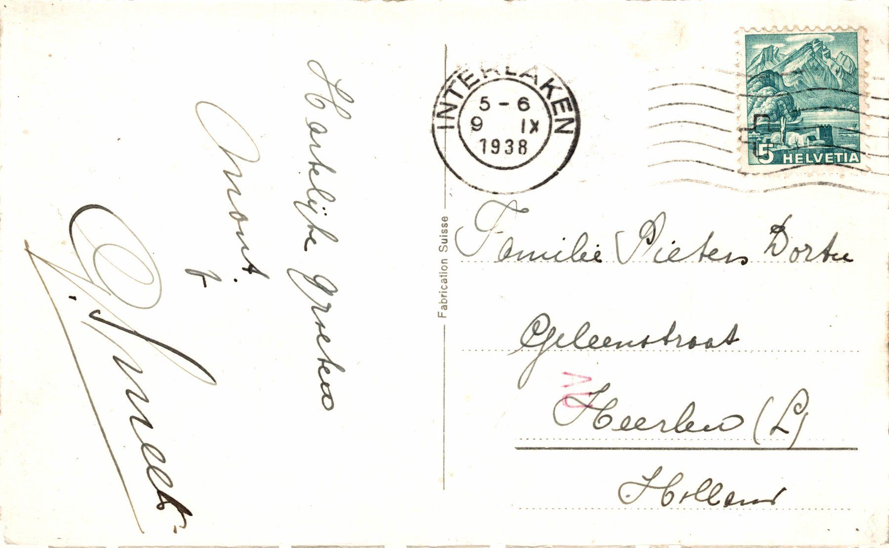 Cartoline postali: Interlaken. Strandbad – Usato da Bronschhofen venduto da Astore 1