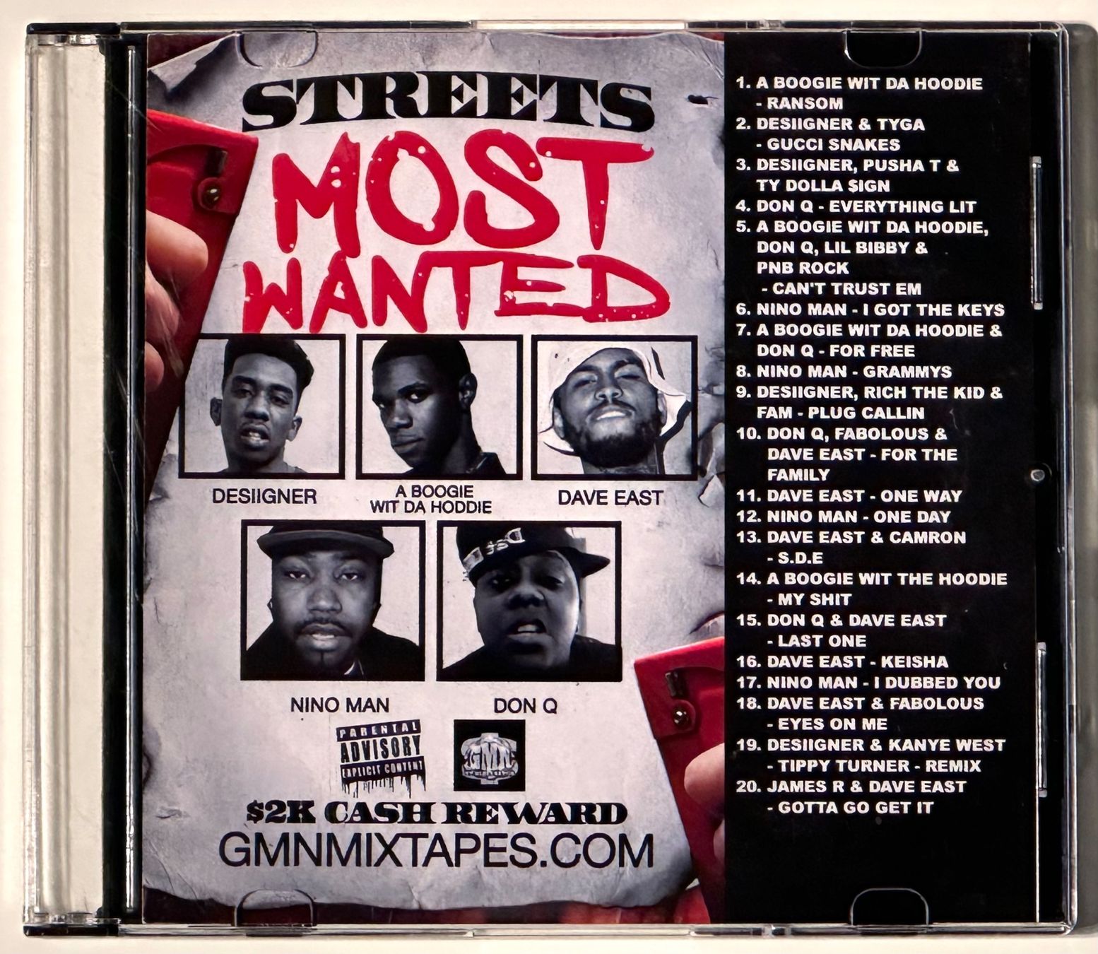 CD: Streets Most Wanted: $1K Reward, Mixtape – Nuovo (secondo la descrizione) da Zürich venduto da alocinnovregnes