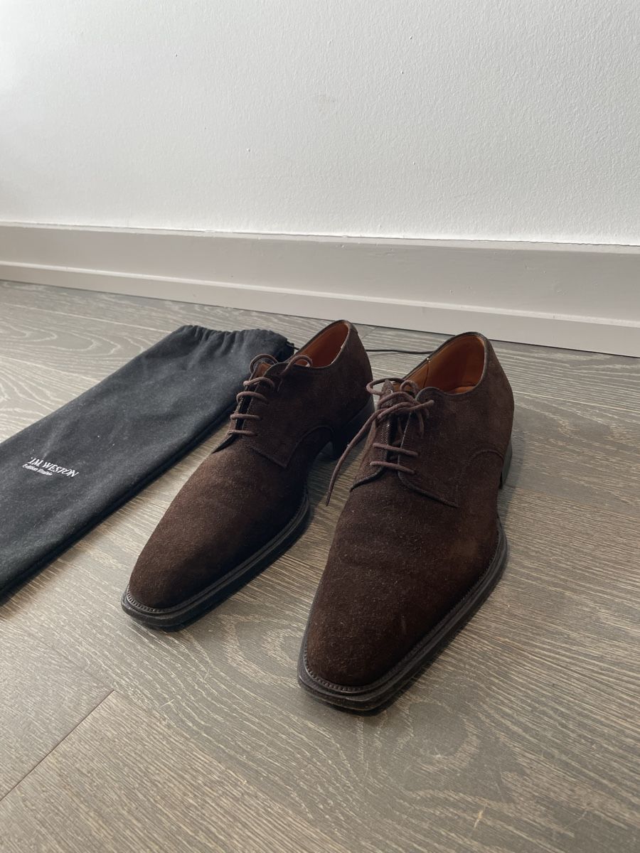 J.M. Weston Scarpe da uomo: JM Weston Richelieu 41 7D – Usato da Genève venduto da Videdress22 1