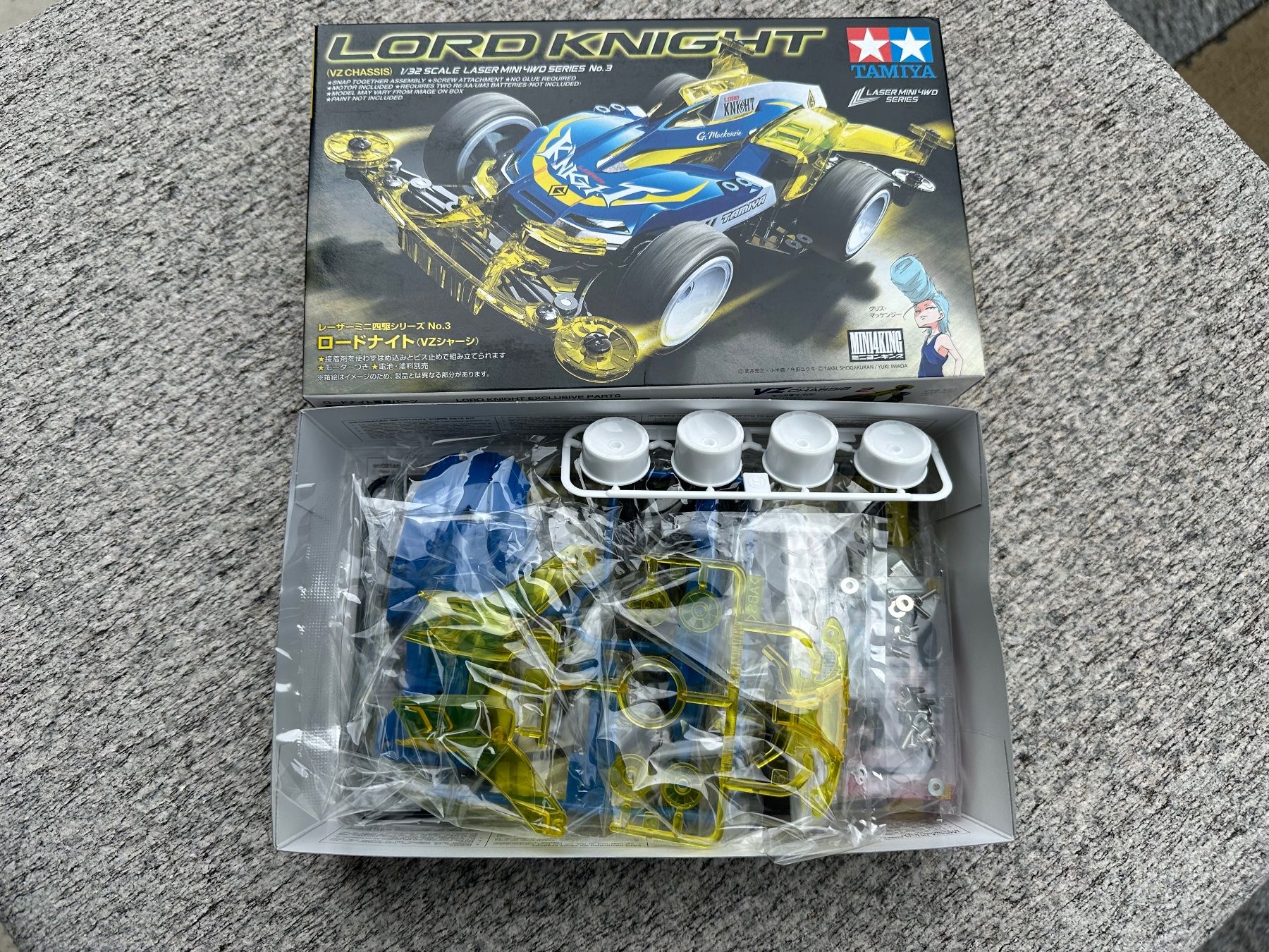 Tamiya RC Modellbau: Tamiya Mini4wd lord knight laser series – Neu und originalverpackt aus Chiasso von  2