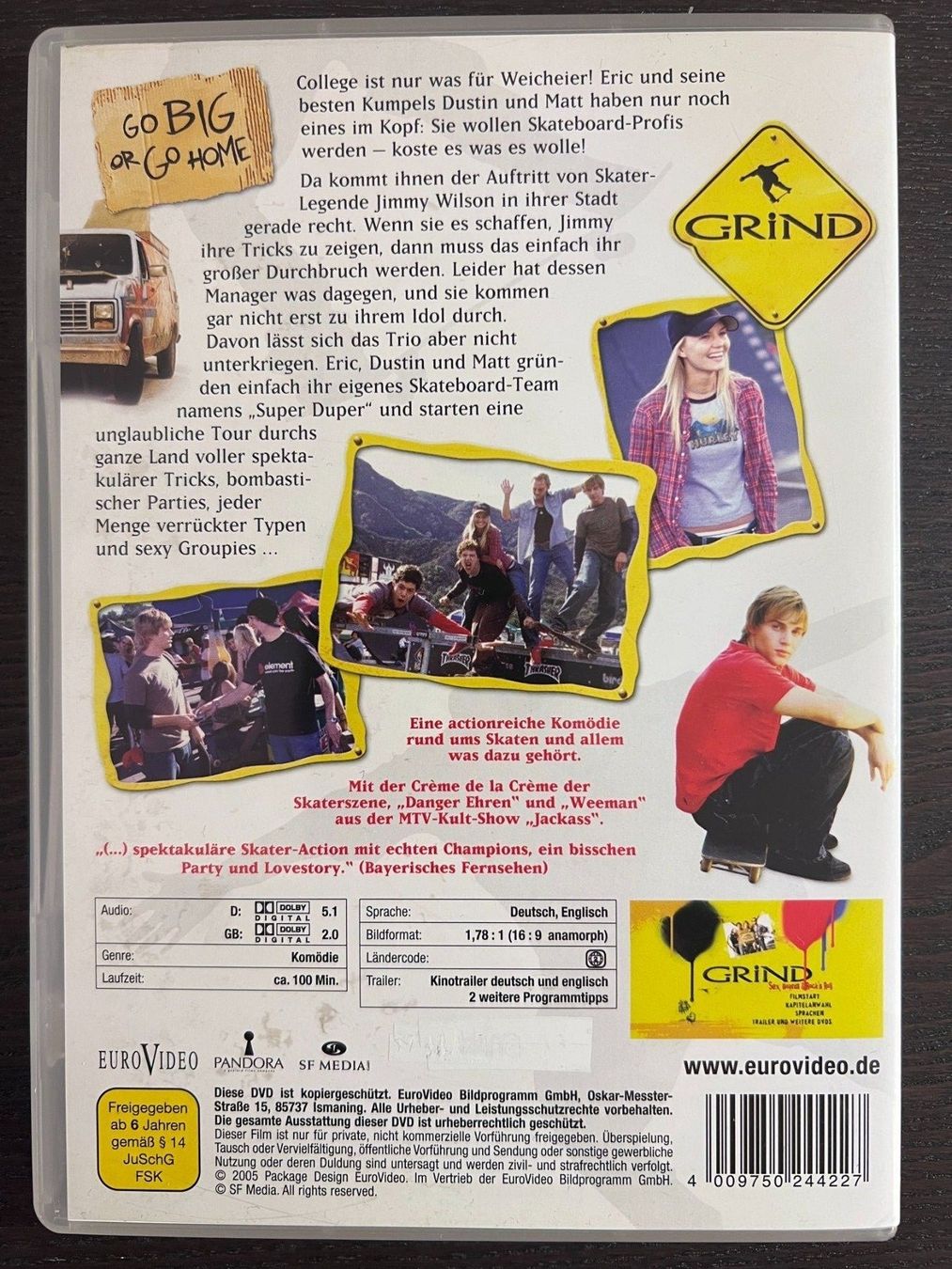 Alle DVDs: Grind – Gebraucht aus Zürich von FilmFreunde 1