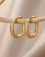 Boucles d’oreilles en acier inoxydable 