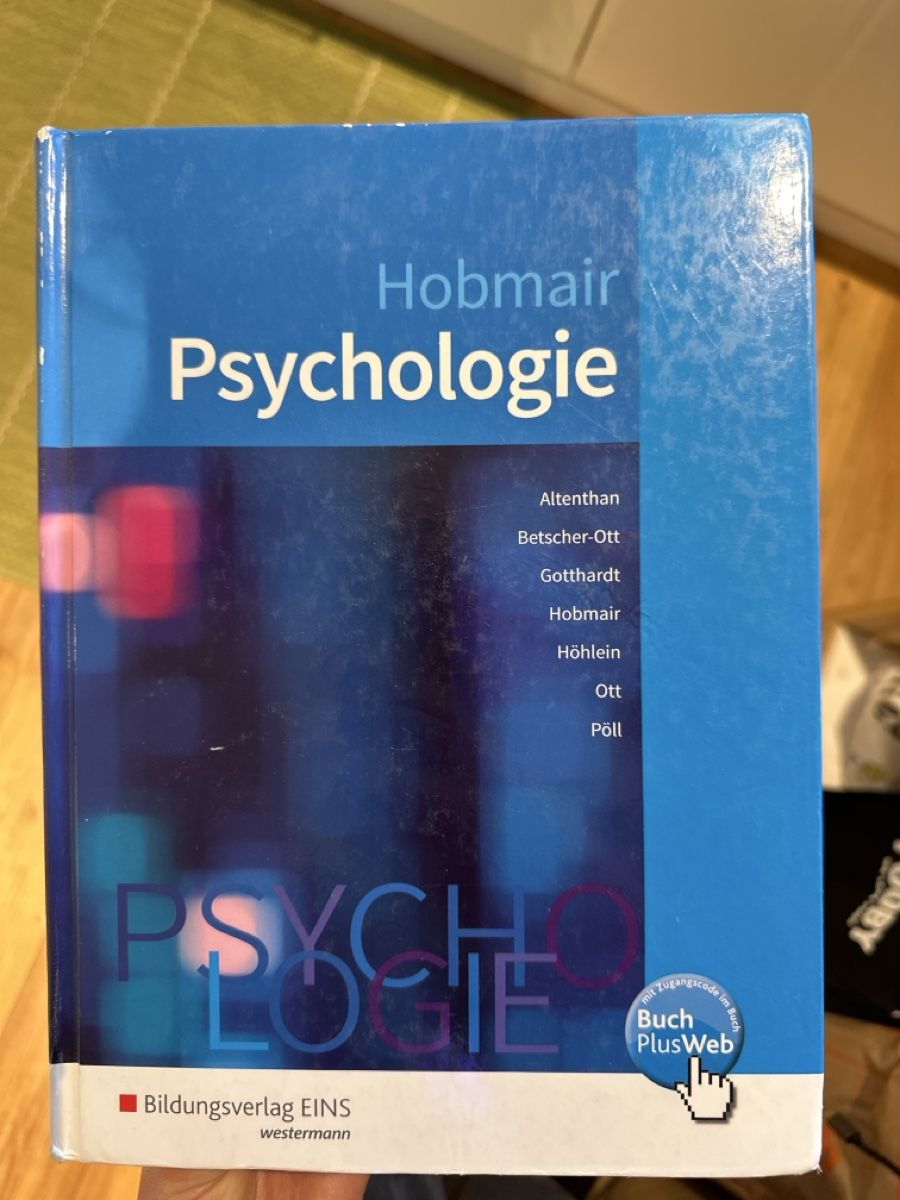 Libri: Psychologie Buch, Hobmair – Usato da Präz venduto da 9gi_f8xm