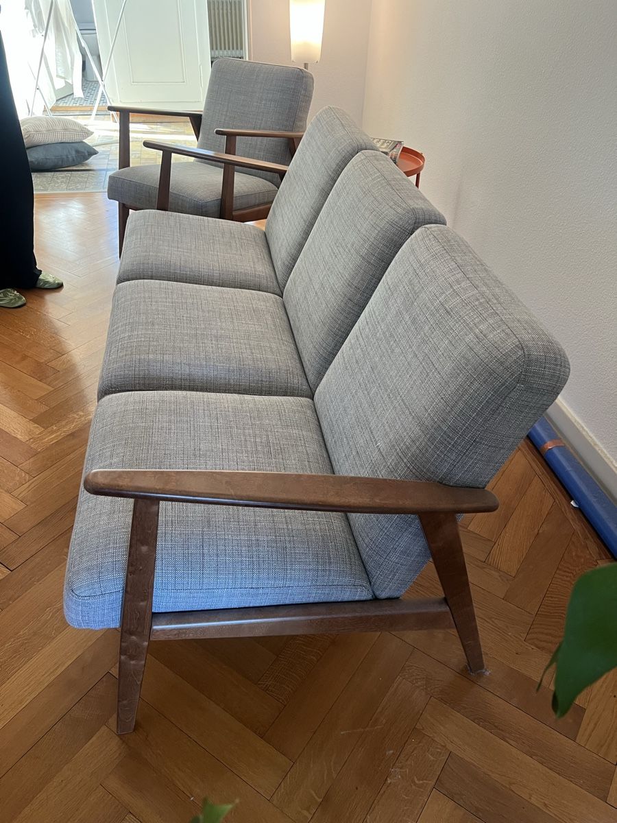 Ikea Divani: Ikea Couch - Modell Kolding 1960s mit Teak – Usato da St. Gallen venduto da anna_sg 1