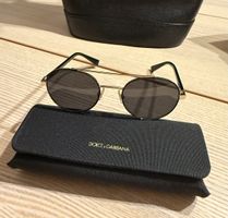 Dolce & Gabbana Sonnenbrille Gold Schwarz Neuwertig