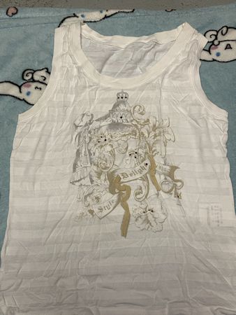 White Summer Tank Top Y2K
