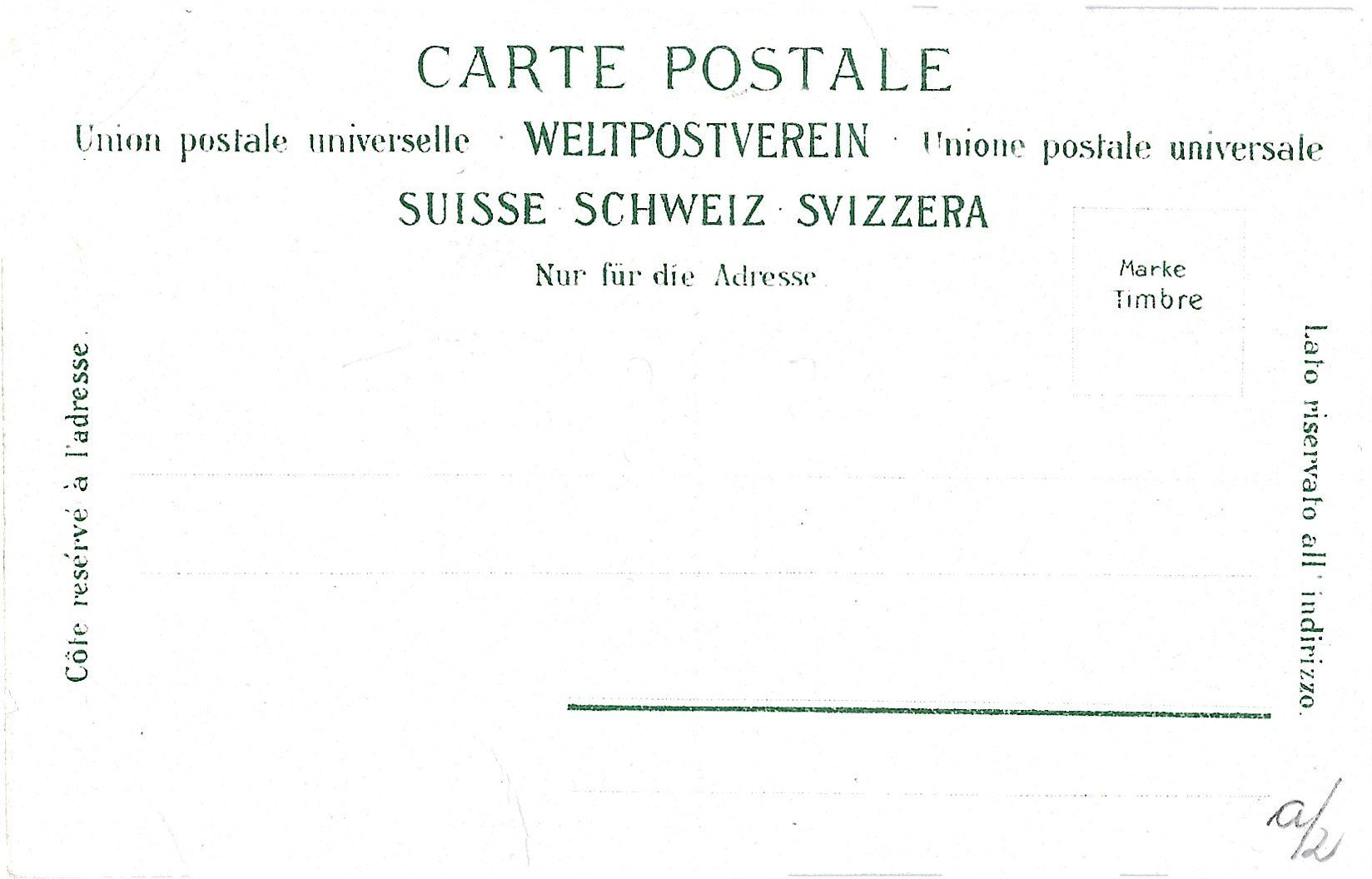 Cartoline postali: Klubhütte  Thierwies  2084  m. – Usato da Bütschwil venduto da Jackson1A 1