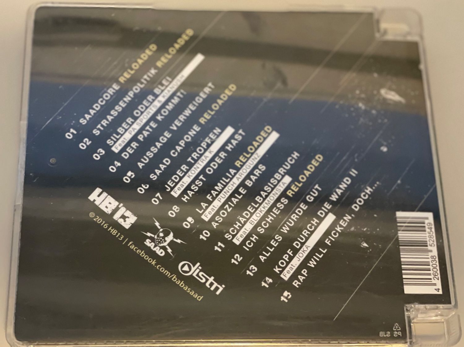 CD: Saad - Saadcore Reloaded – Usato da Muri b. Bern venduto da AdidasCollector 1