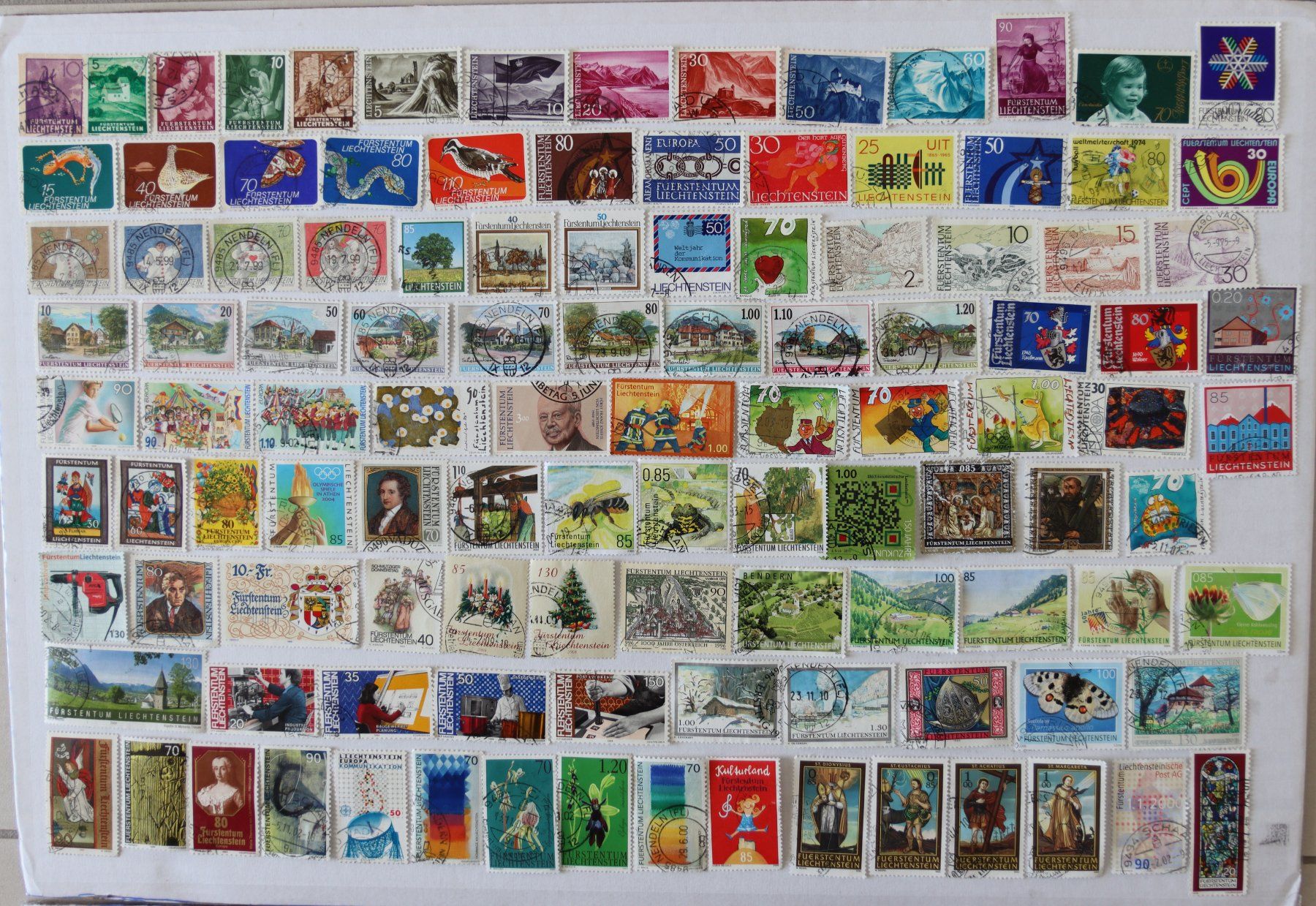 Tous les timbres: Briefmarken Lichtenstein – D'occasion à Oberentfelden par lakipul 1