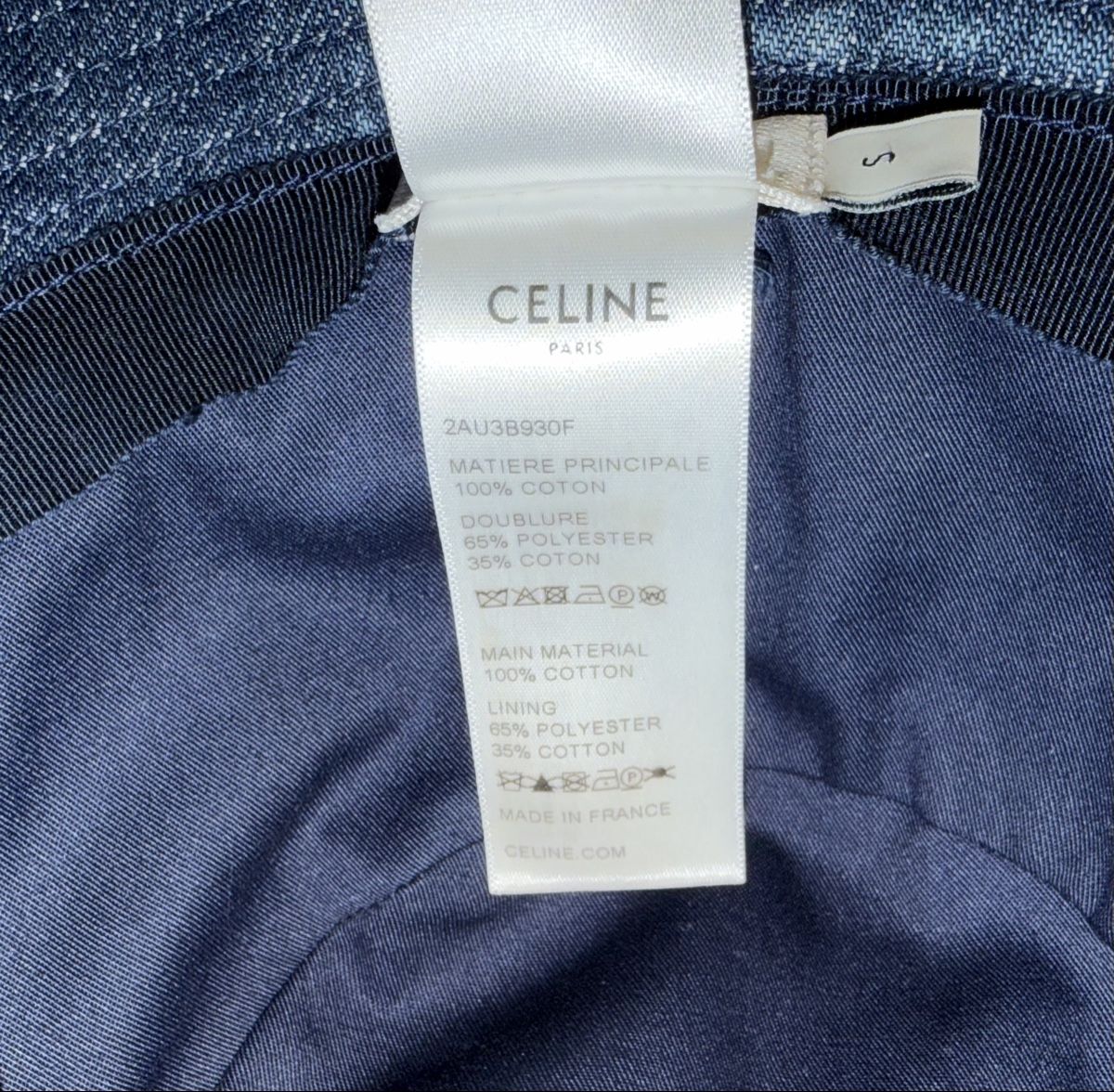 Celine Copricapi, berretti & cappellini: Celine Denim Bucket Hat Size S – Nuovo (secondo la descrizione) da Genève venduto da kam_m6mq 4