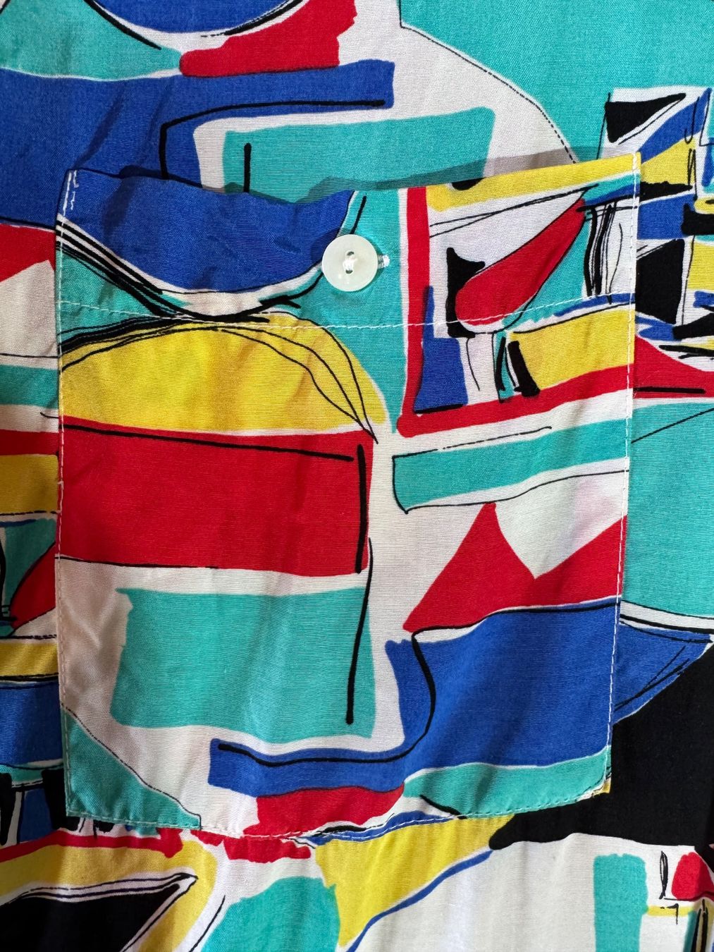 Camicette: Farbenfrohe Vintage Bluse von Scirocco Gr. 42 – Usato da Grosswangen venduto da second_hand_dress 6