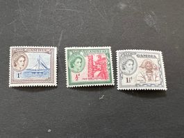 Gambia 1953    * mit Falz  (E1231)