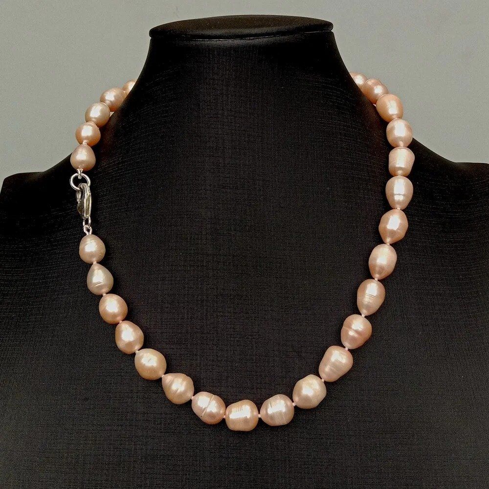 Catenine: Rosa Lua Perlen Kette Echt 1.2 cm Collier Perle Halskette – Nuovo (secondo la descrizione) da Prilly venduto da ilyria73 2