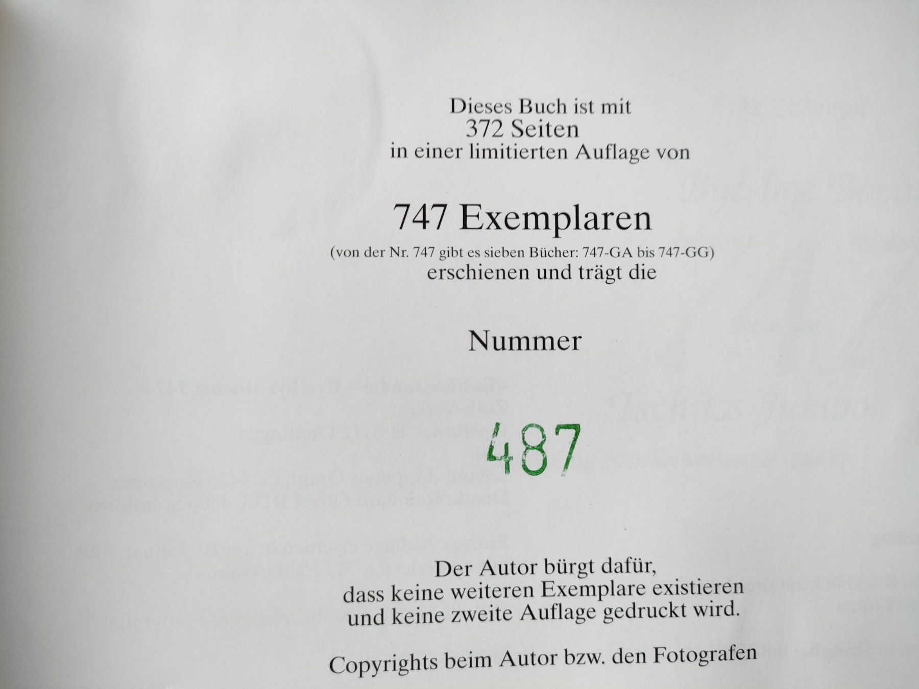 Libri: Bye Bye Boeing 747, Tschüss Jumbo – Usato da Derendingen venduto da wyd_7cb7 7