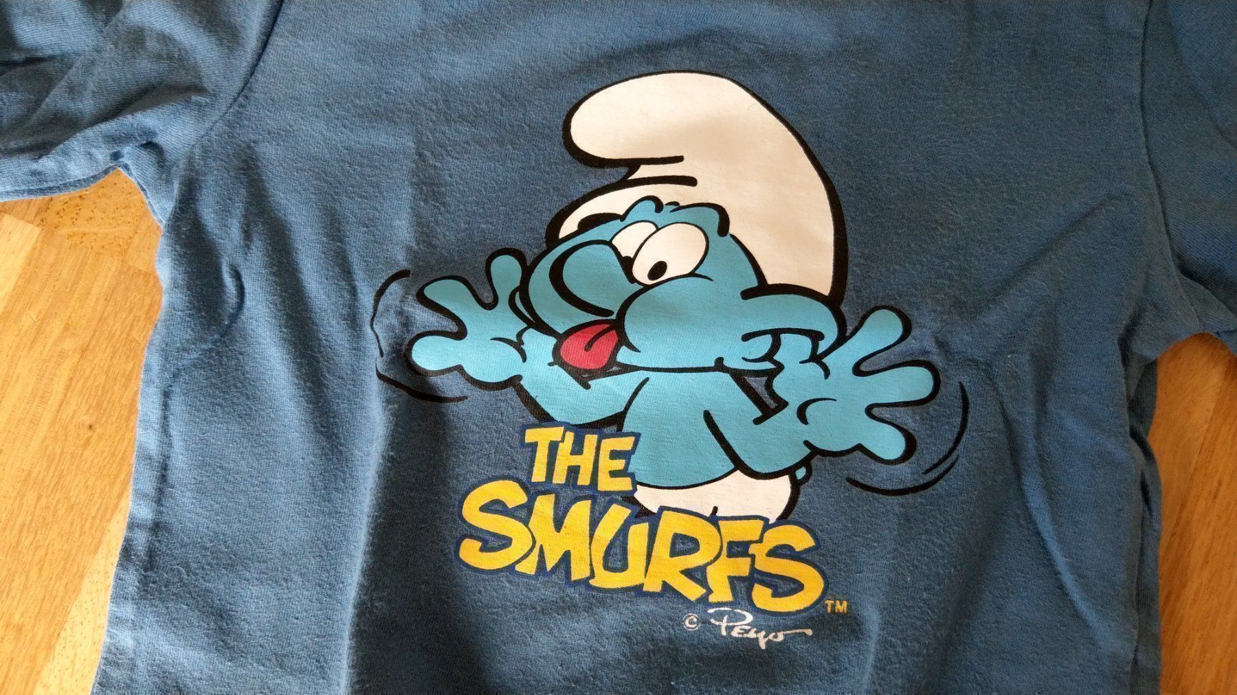 Pullover & Sweatshirts: Schlumpf-Pulli  (Gr. 74) – Gebraucht aus Wädenswil von adelimmat 1