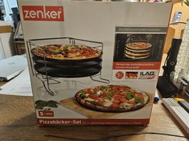 Zenker Pizzabäcker-Set, 5-teilig, neuwertig & komplett (D)