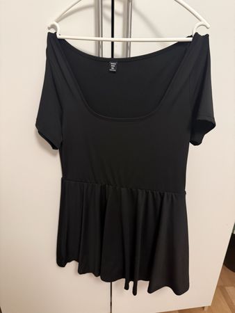 Damenkleid mit Hosen eingenäht schwarz Grösse 0XL neu