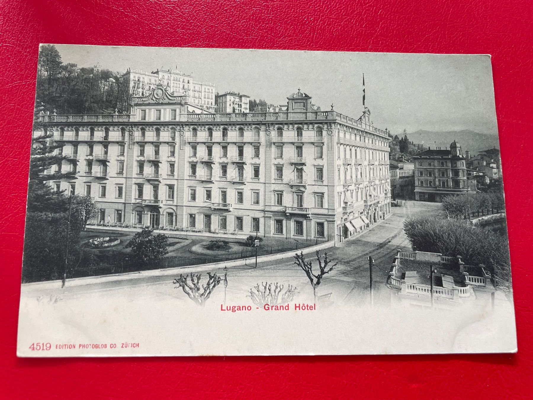 Ansichtskarten: Lugano - Grand Hotel – Gebraucht aus St-Légier-Chiésaz von Theo006