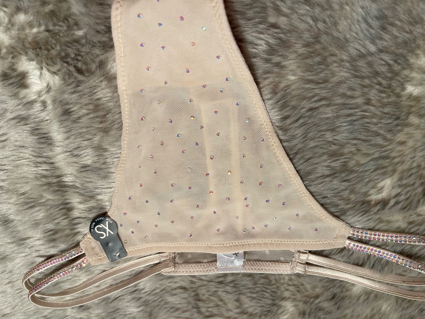 Altra biancheria intima: Trasparente tanga con strisce e strass-S-nuovo – Nuovo e nell'imballaggio originale da Locarno venduto da Fixed8 1