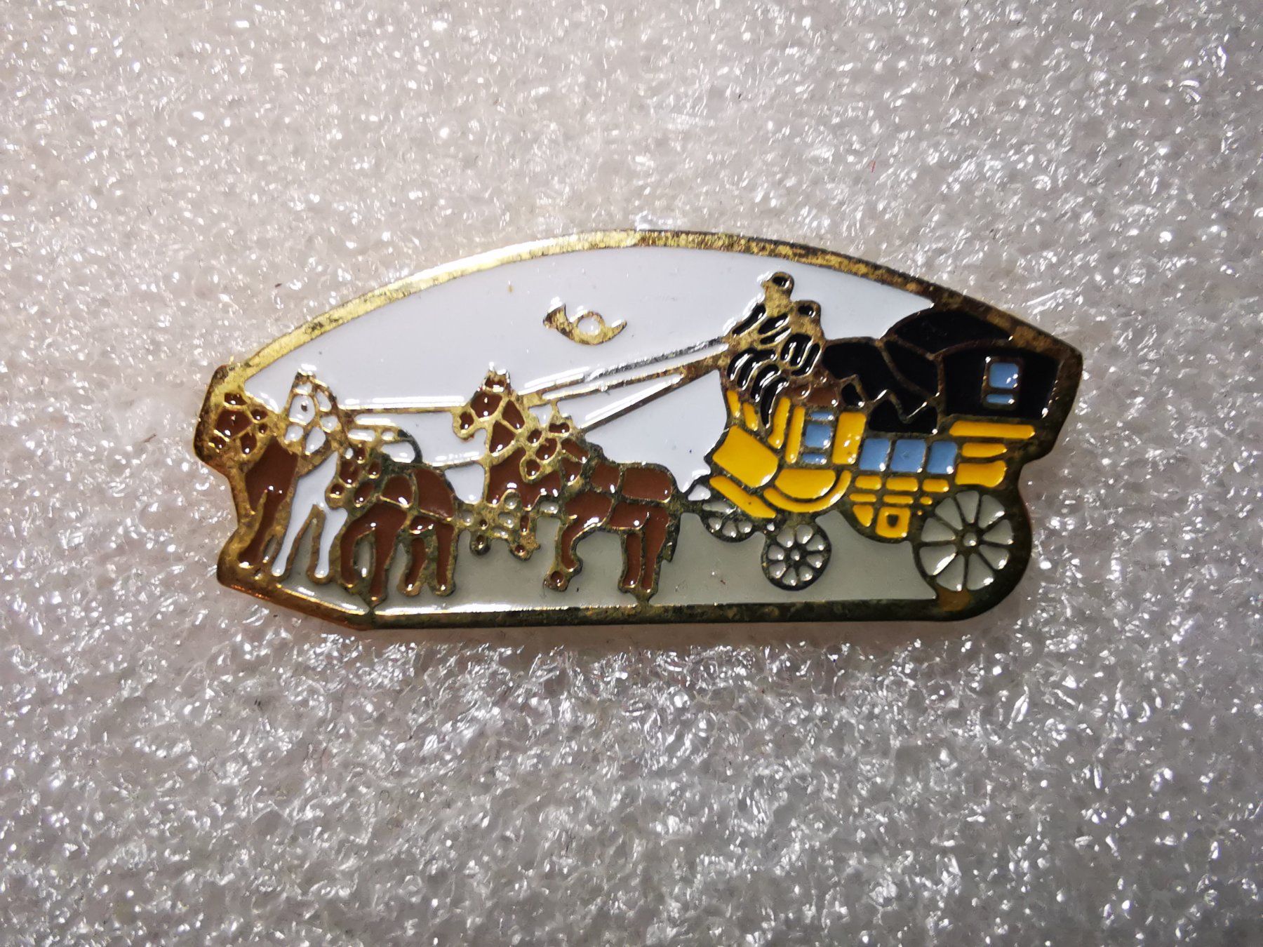 Placchette & Badge: Ansteckpin 72: Postkutsche – Usato da Oppligen venduto da Pin-Fall-Shop