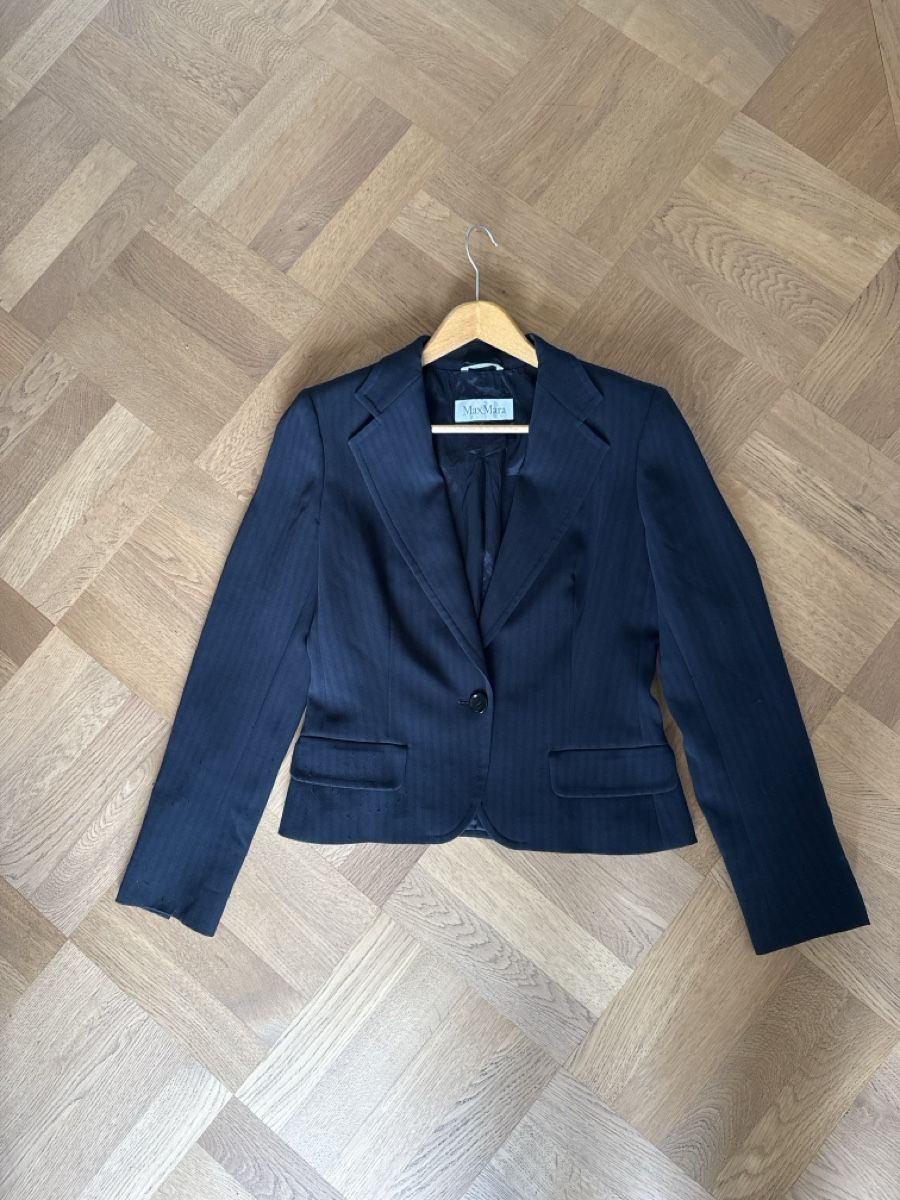 Max Mara Giacche: Max Mara Blazer Schwarz Gr. 36 S – Usato da Bern venduto da nelke08 3