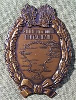 ABox - ASC  2000 km durch Deutschland 1999 Plakette