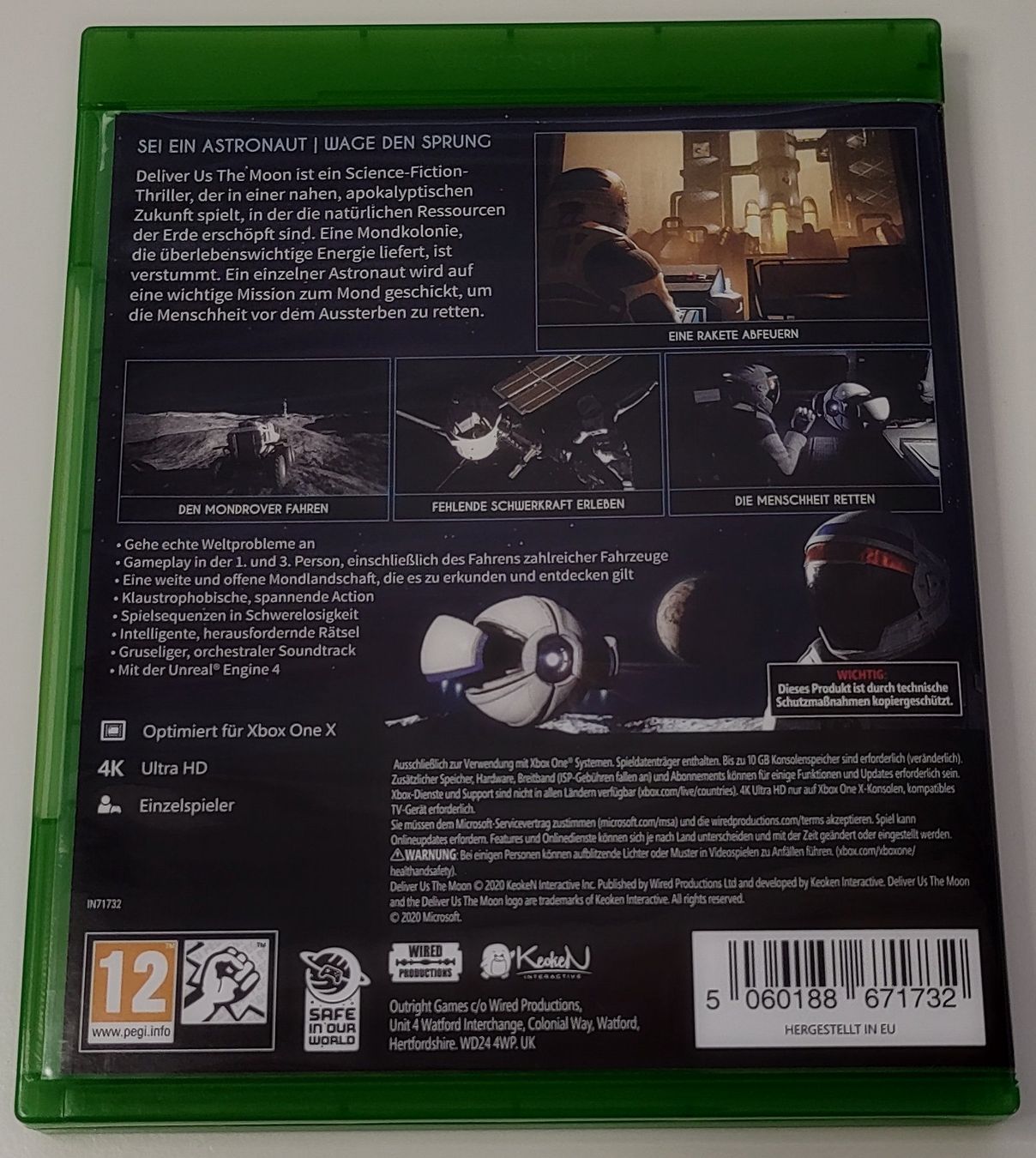 Jeux: Xbox One: Deliver us the Moon – D'occasion à Uznach par Cheese-Us 1