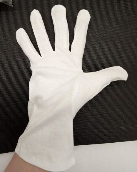Altri accessori da uomo: 10 Paar Baumwoll-Handschuhe Gr. M – Nuovo e nell'imballaggio originale da Uerkheim venduto da Kaufoption 1