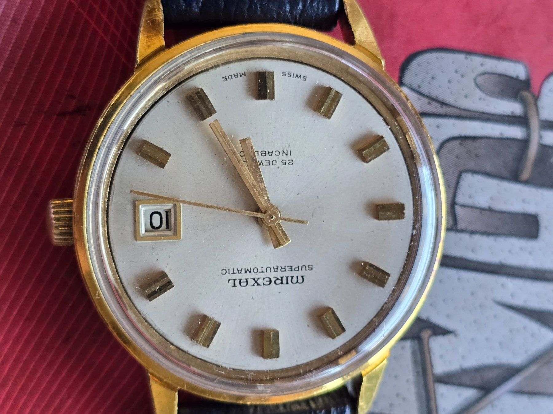 Mirexal Uhren: 241 Mirexal Superautomatic  Date 25 Jewels – Gebraucht aus Muri AG von Corredor 4