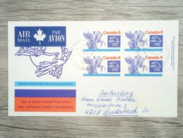 TR70 Enveloppe + Timbre Canada 1974