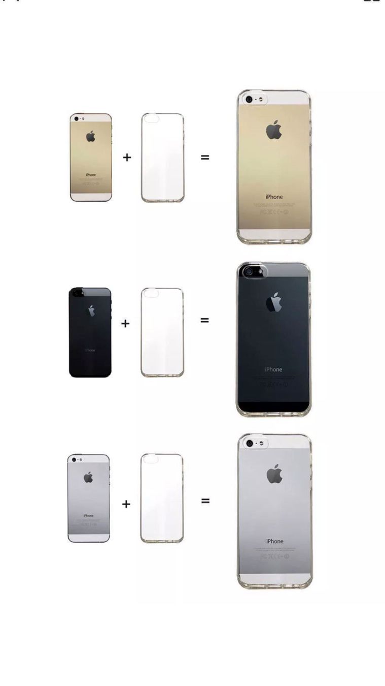 Covers & Schutzfolien: iPhone 5SE- 5S Weiche Transparent Hülle – Neu und originalverpackt aus Mels von LocalShop 1