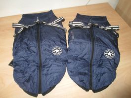 WINTER HUNDEMANTEL MIT GESCHIRR RÜCKENLÄNGE 48CM FABRIKNEU