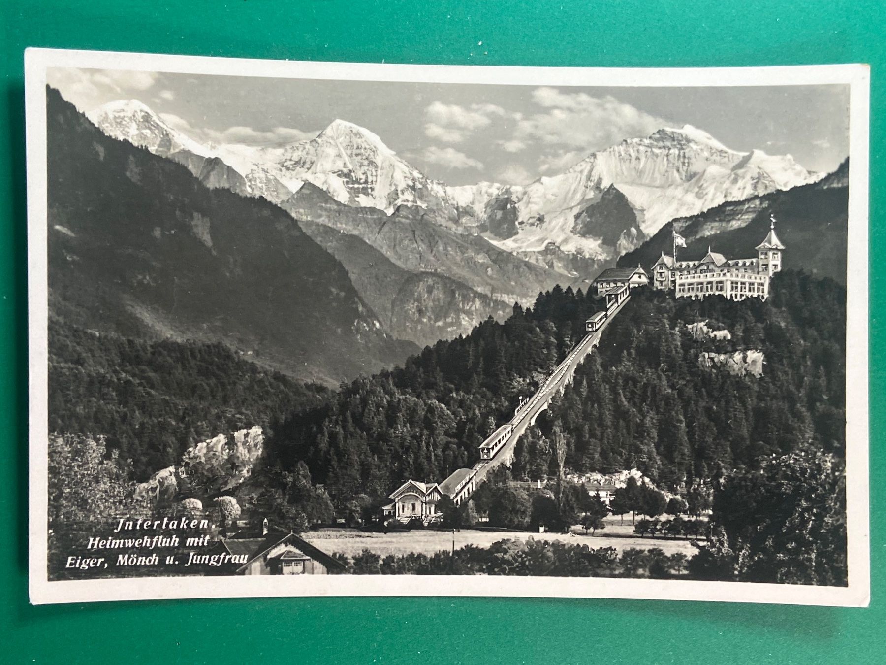 Cartoline postali: Interlaken - Heimwehfluh – Usato da Steg VS venduto da danwer74
