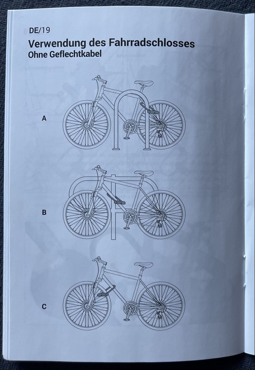 Lucchetti: Massives Fahrradschloss – Nuovo e nell'imballaggio originale da Urdorf venduto da Easyisi4 4